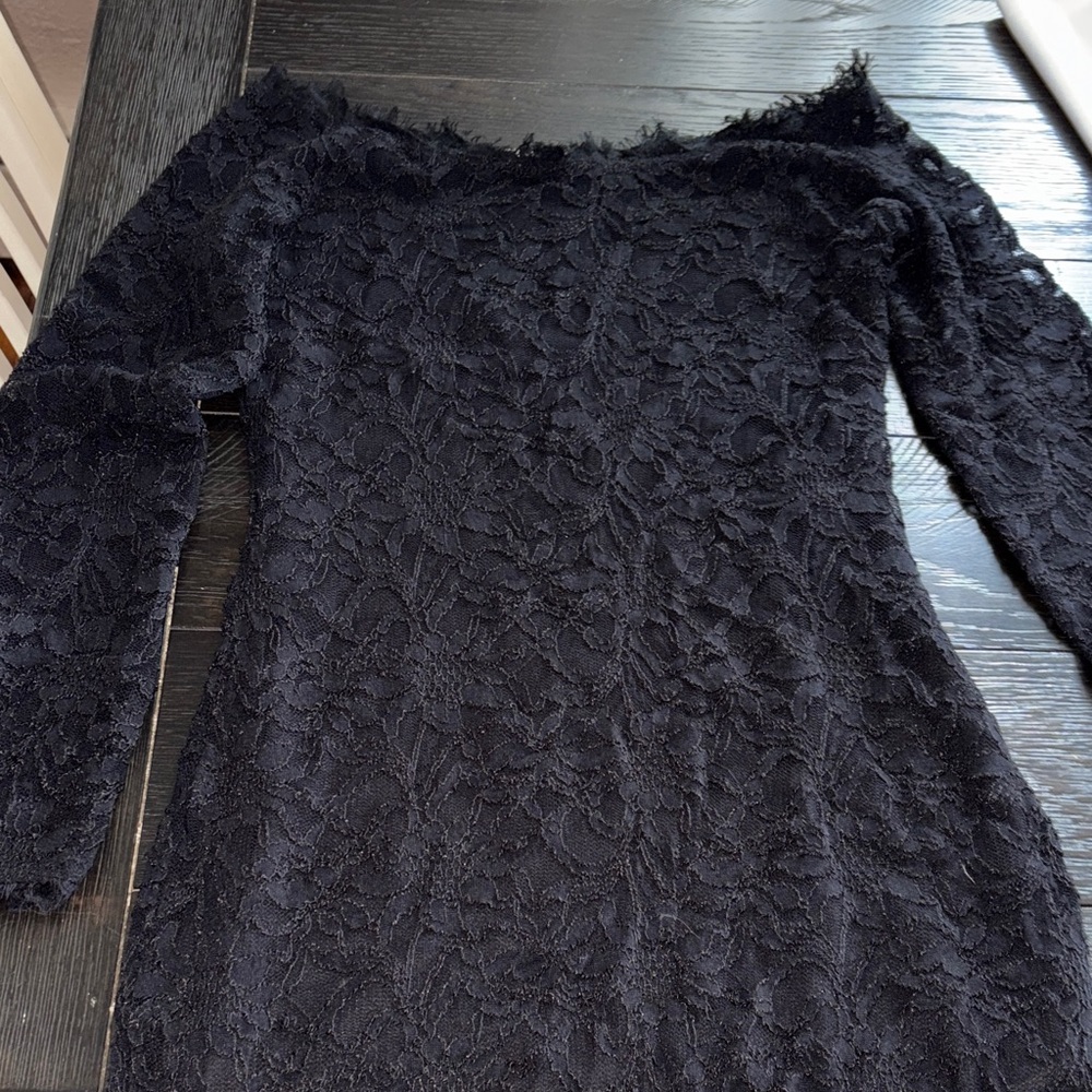 Jump Black Lace Long Sleeve Dress